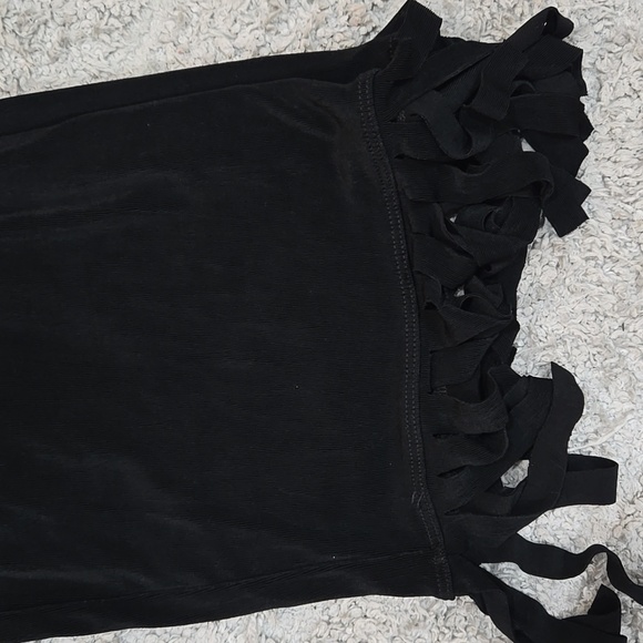 NWT! Chico's Black Crop Pant with Tassel! - Picture 4 of 5